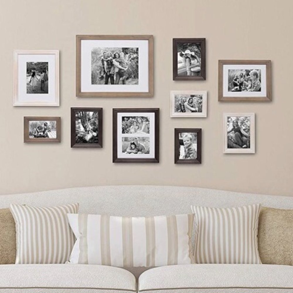 10 Piece Hanging Picture Frame Set